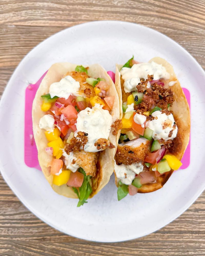 Fish Tacos with Mango Salsa