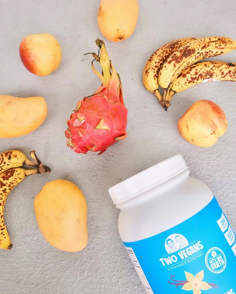 Fruit Smoothies from Overripe Bananas