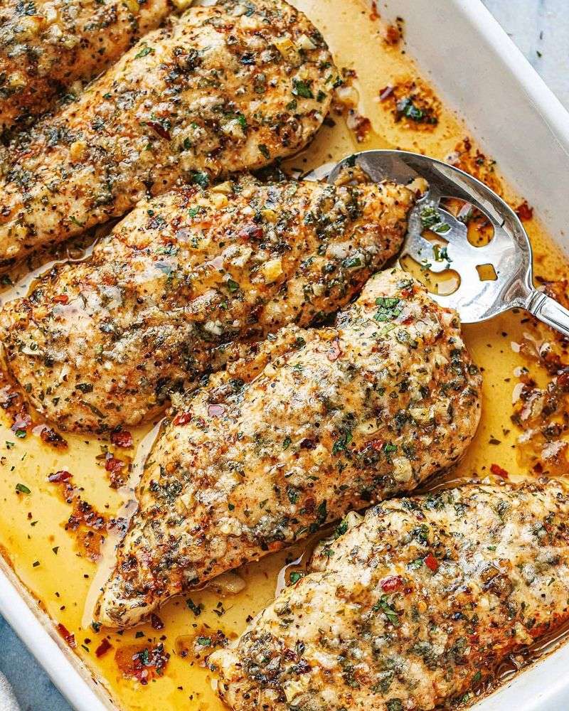 Garlic Parmesan Chicken Bake
