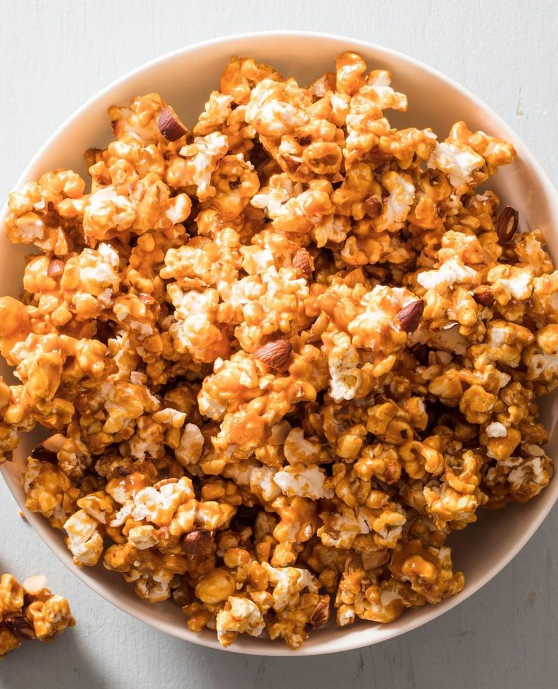Gochujang Caramel Popcorn