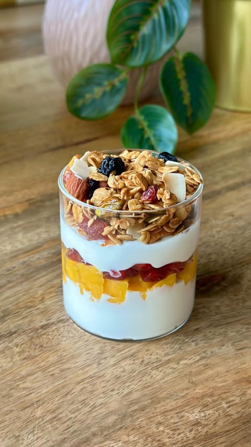 Granola Cups with Greek Yogurt