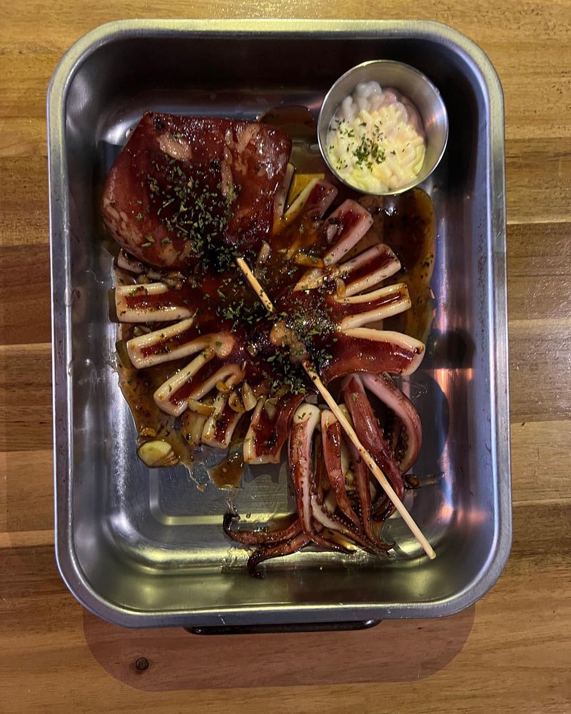 Grilled Honey Butter Squid