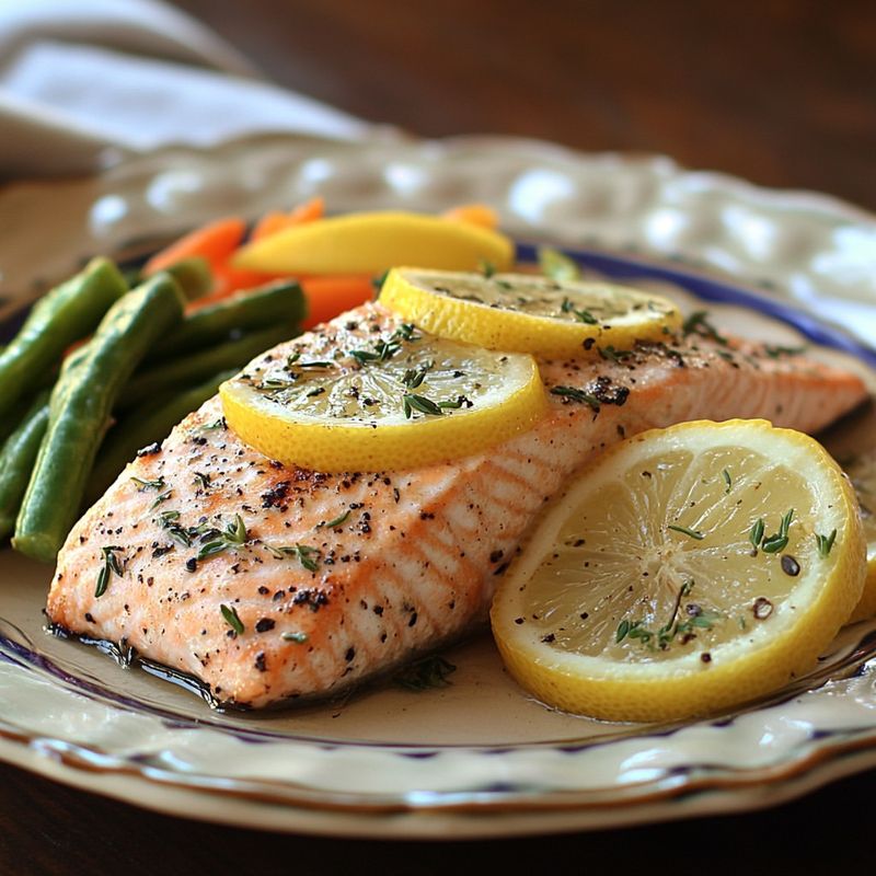Grilled Lemon Herb Salmon