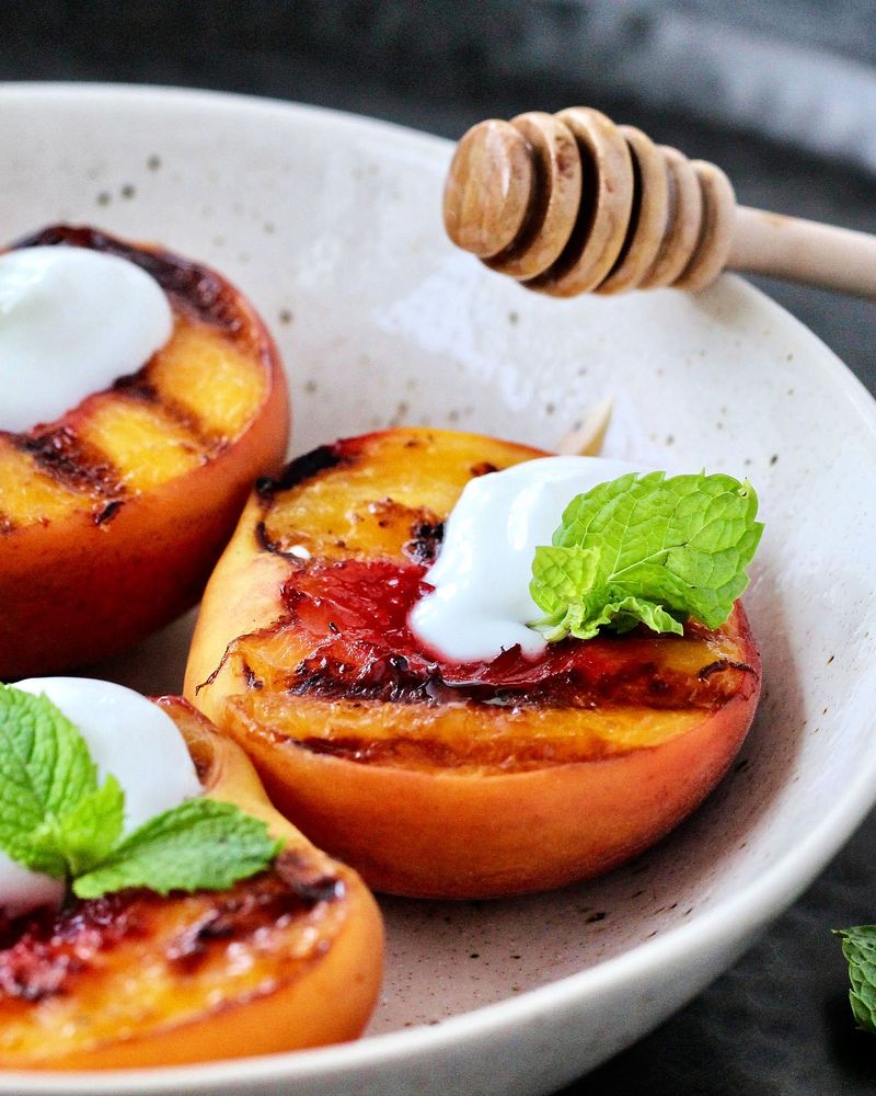 Grilled Peaches