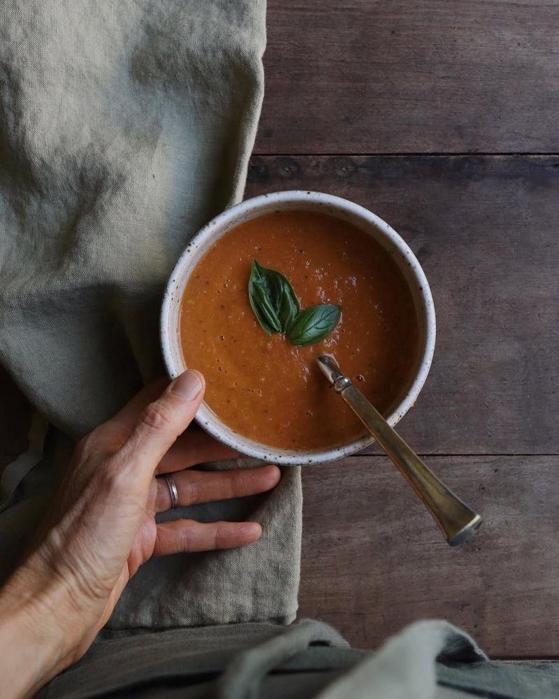 Heirloom Tomato Basil Soup