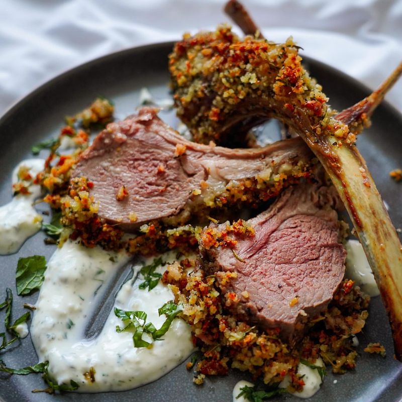 Herb-Crusted Rack of Lamb