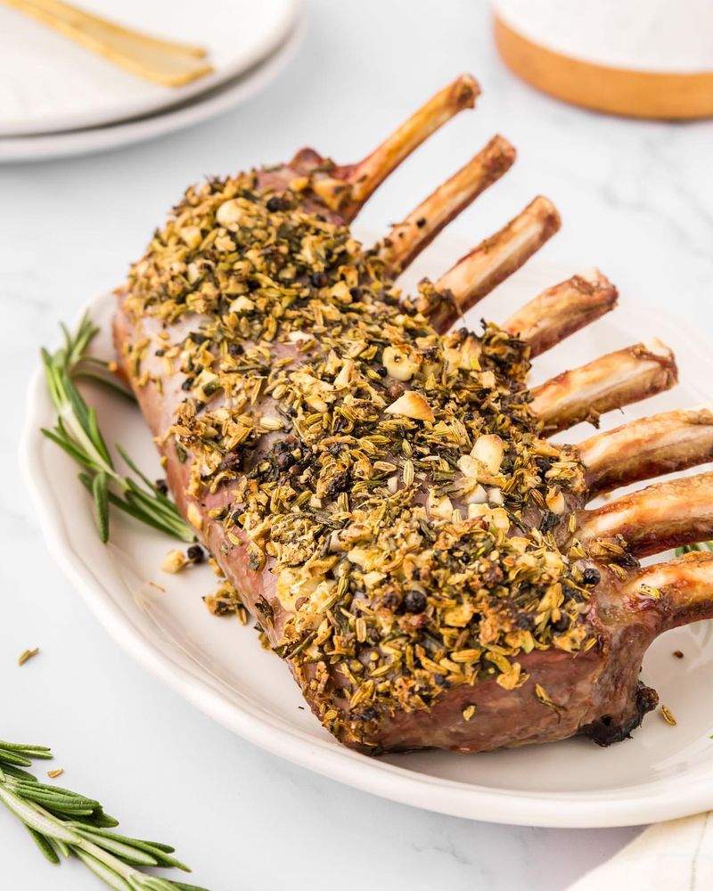 Herb-Crusted Rack of Lamb