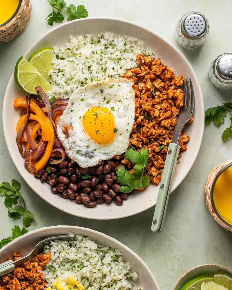 High-Protein Black Bean Breakfast Bowl
