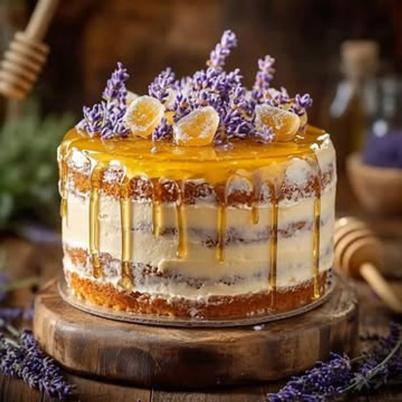 Honey Lavender Cake