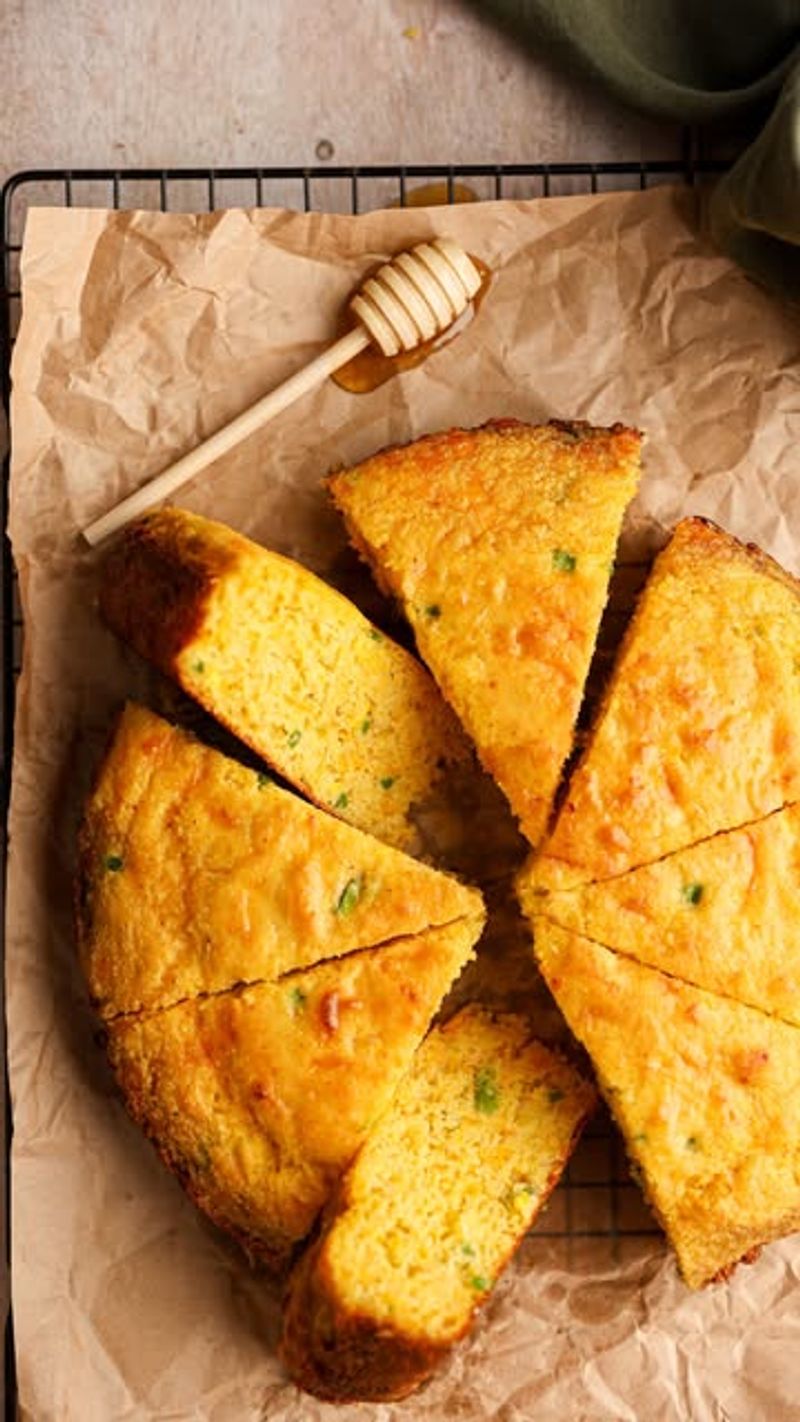 Jalapeño Cheddar Cornbread Cake