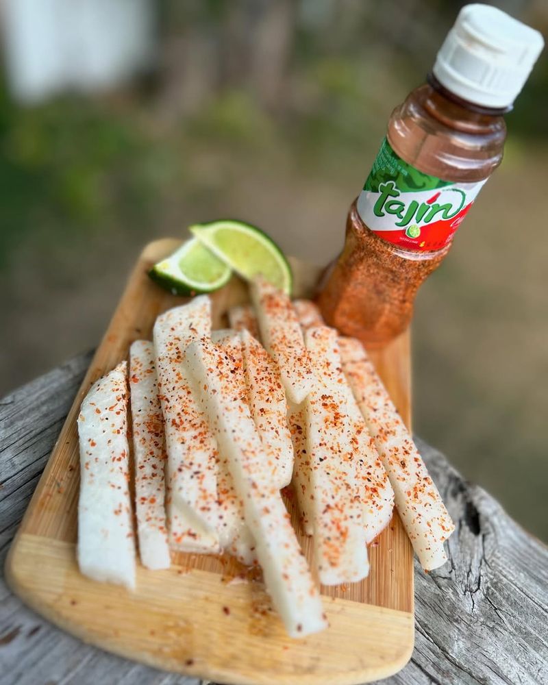 Jicama Slices with Lime