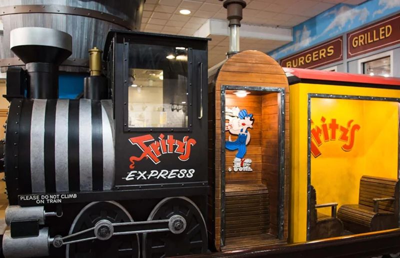 Kansas: Fritz's Railroad Restaurant