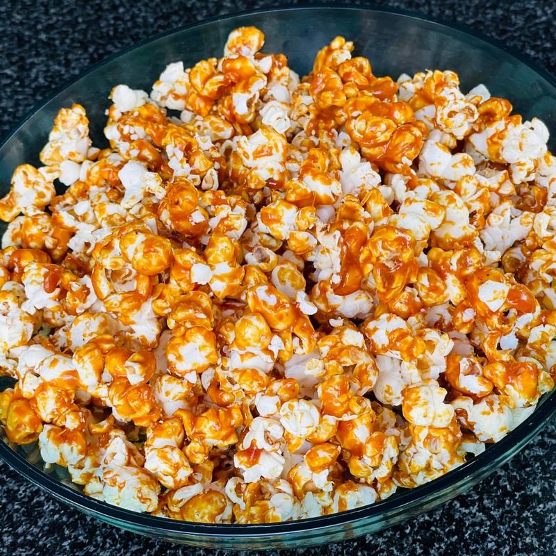Kimchi Caramel Popcorn