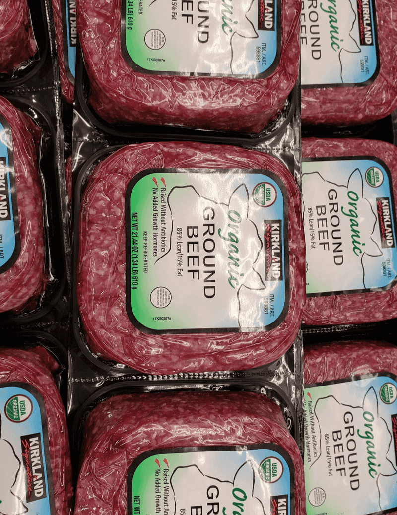 Kirkland Signature Organic Ground Beef