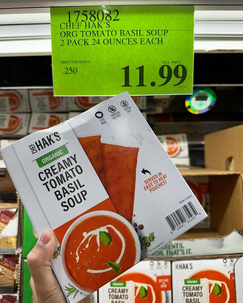 Kirkland Signature Organic Tomato Basil Soup