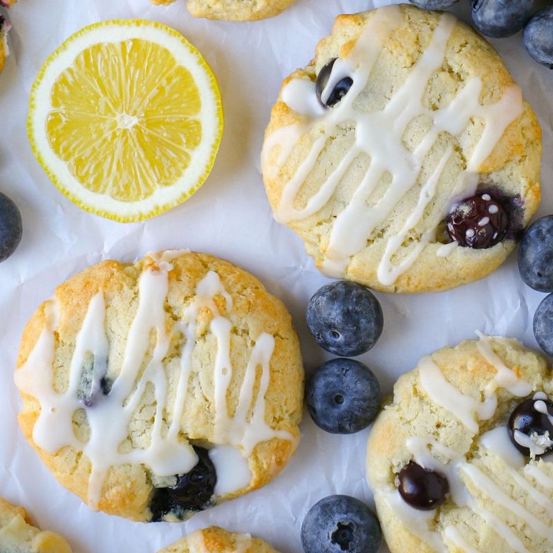 Lemon Blueberry Cookies