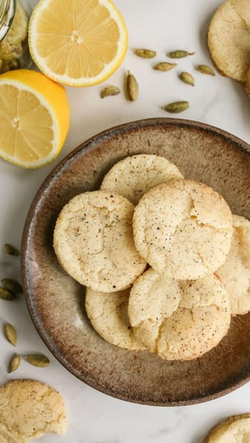 Lemon Cardamom Cookies
