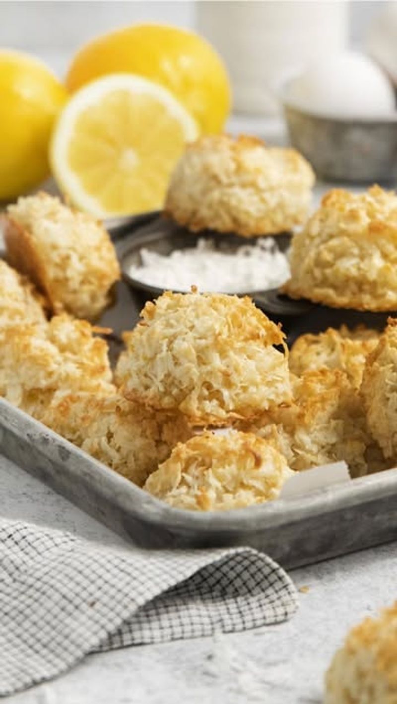 Lemon Coconut Macaroons