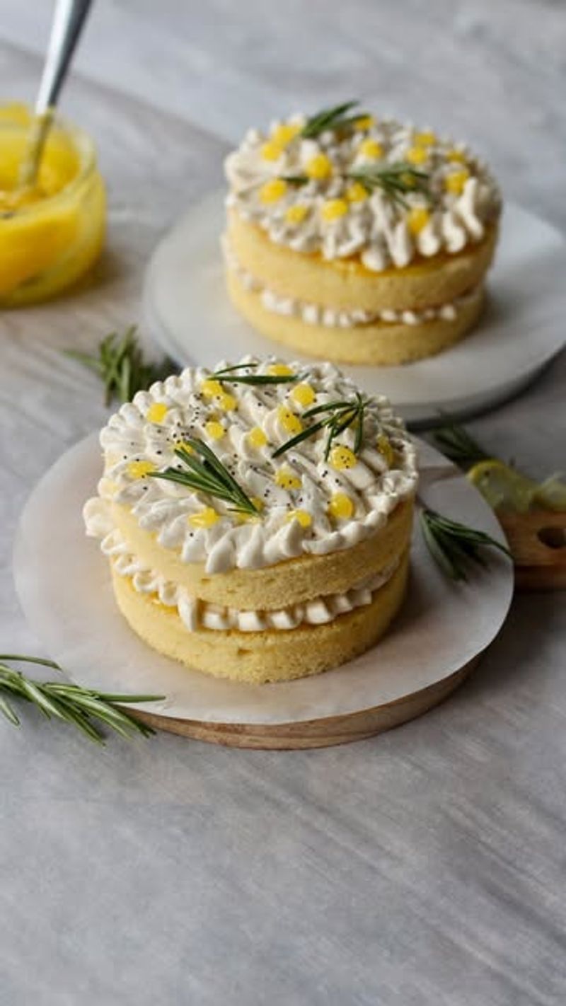 Lemon Elderflower Layer Cake