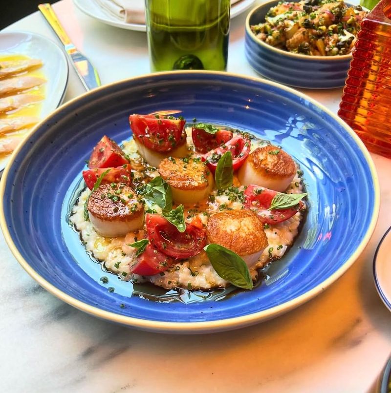 Lemon Herb Risotto with Scallops