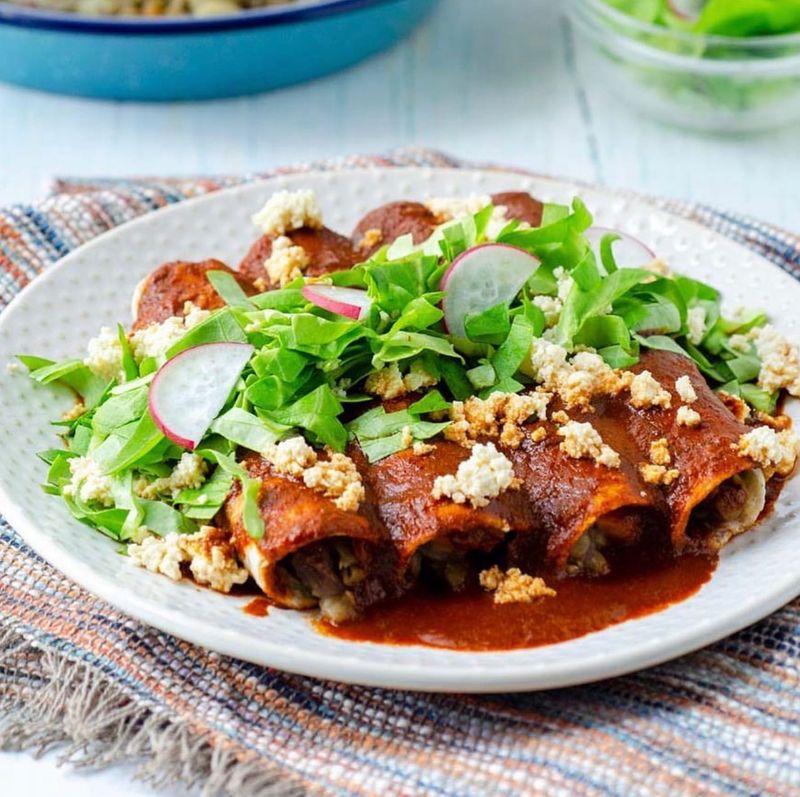Lentil Enchiladas