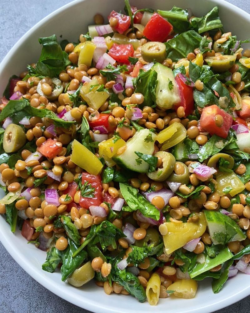 Lentil Salad with Lemon Vinaigrette