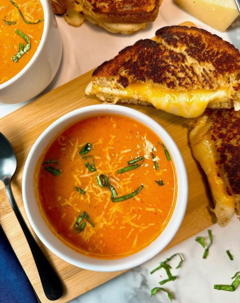 Grilled Cheese & Tomato Soup