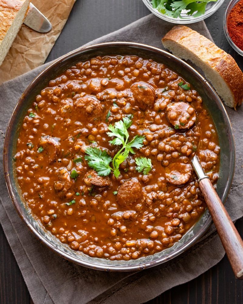 Lentil and Sausage Stew