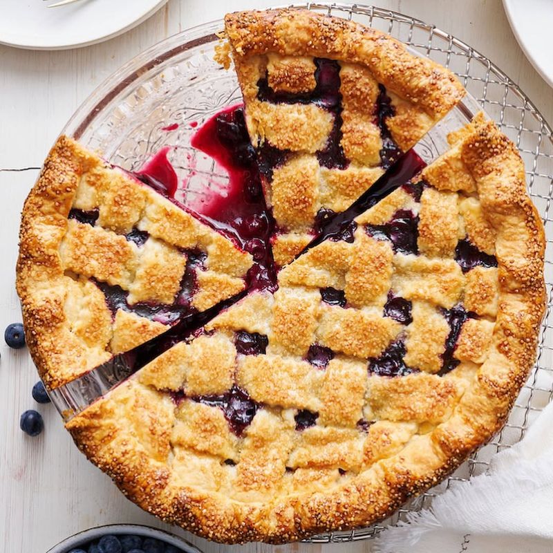 Maine: Blueberry Pie