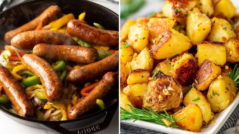 sausage and potatoes