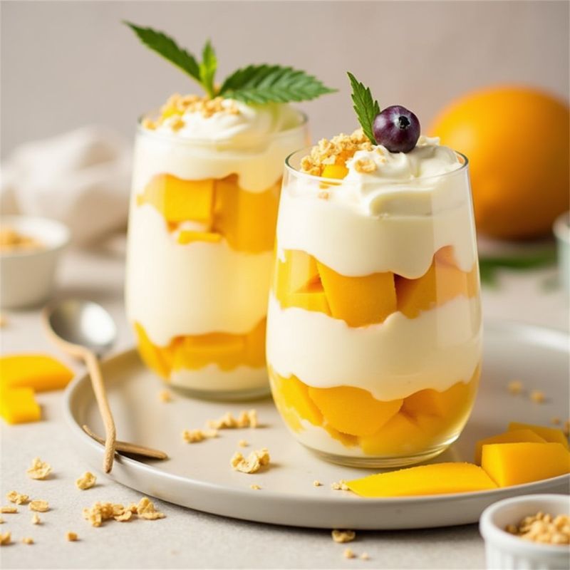 Mango Coconut Yogurt Parfait