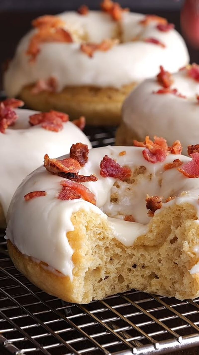 Maple Bacon Donuts