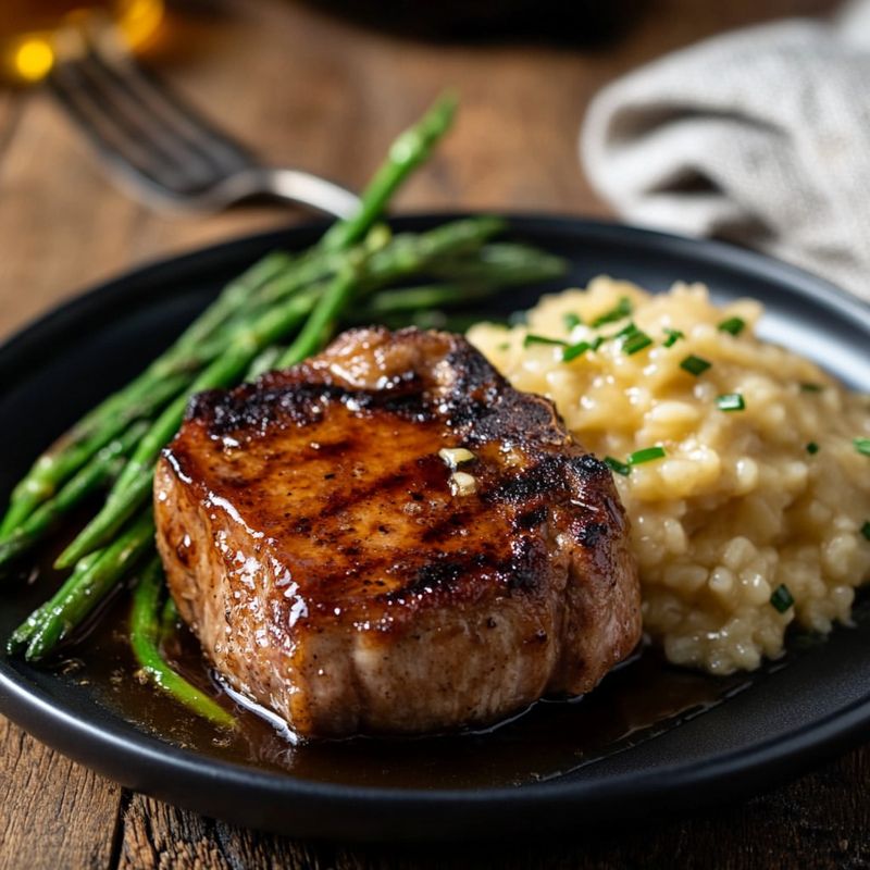 Maple Glazed Pork Chops