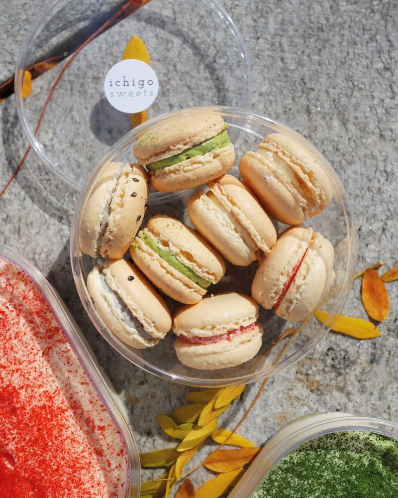 Matcha Kimchi Macarons