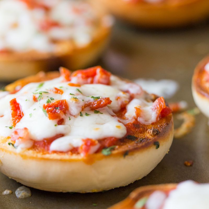 Mini Bagel Pizzas