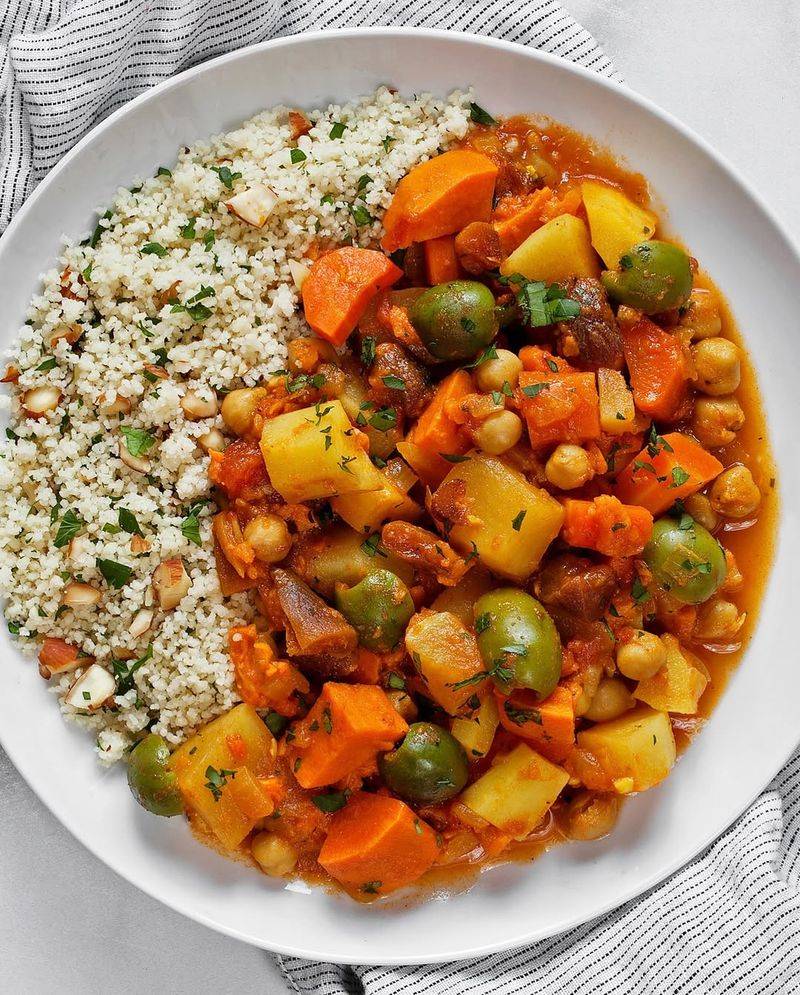Moroccan Couscous with Roasted Vegetables