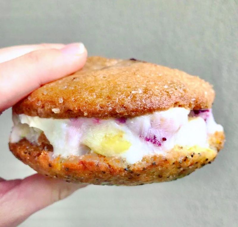 Muffin Ice Cream Sandwiches