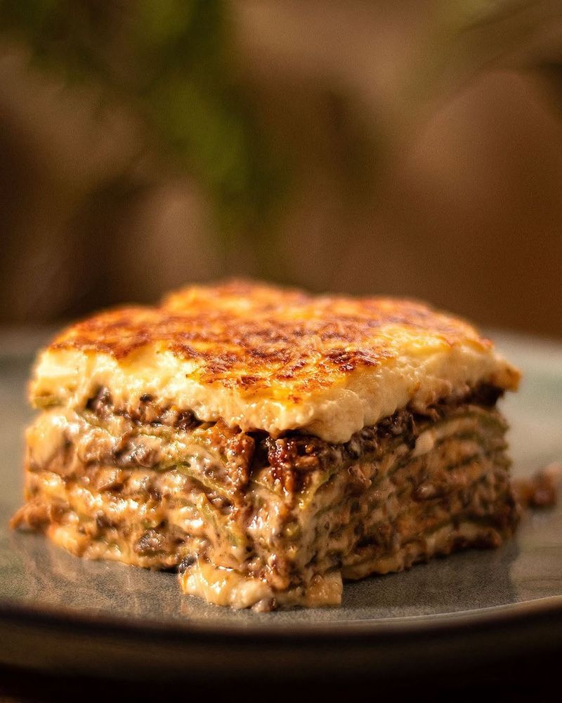 Mushroom and Spinach Lasagna