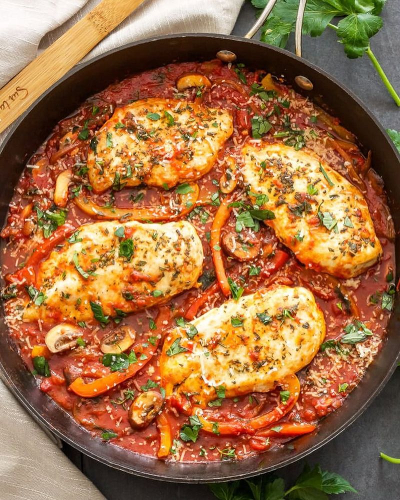 Nostalgic Chicken Cacciatore