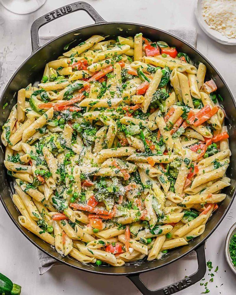 One-Pot Pasta Primavera