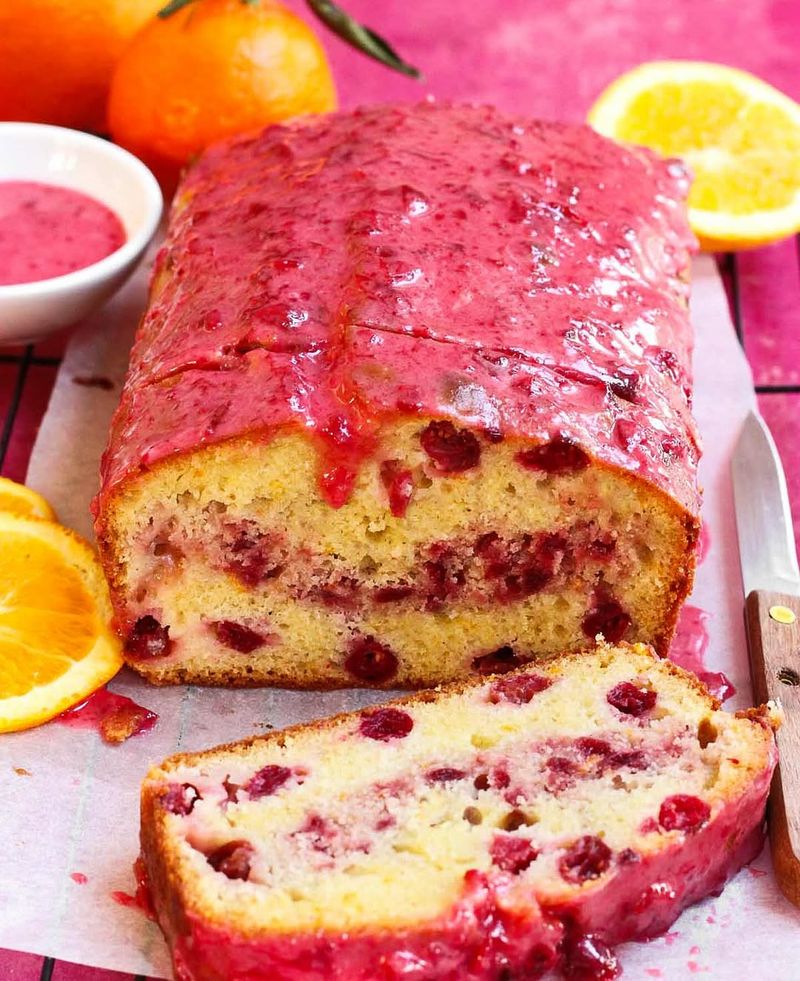Orange Cranberry Loaf Cake