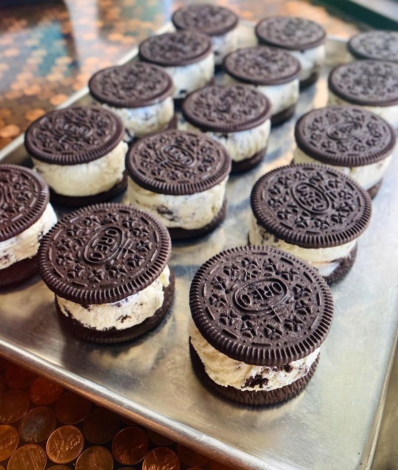 Oreo Ice Cream Sandwiches