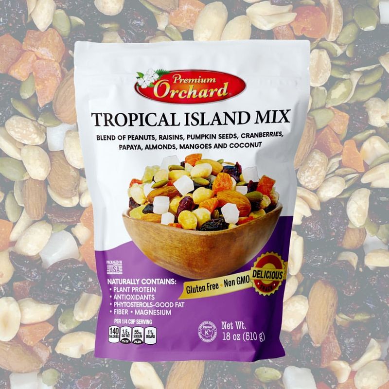 Packaged Trail Mix with Sugary Additions