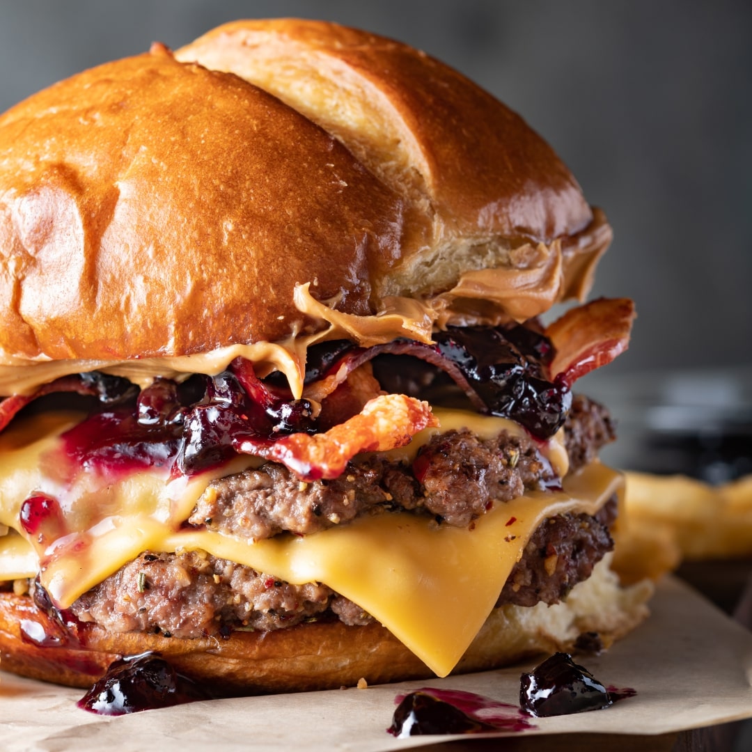Peanut Butter And Jelly Burger