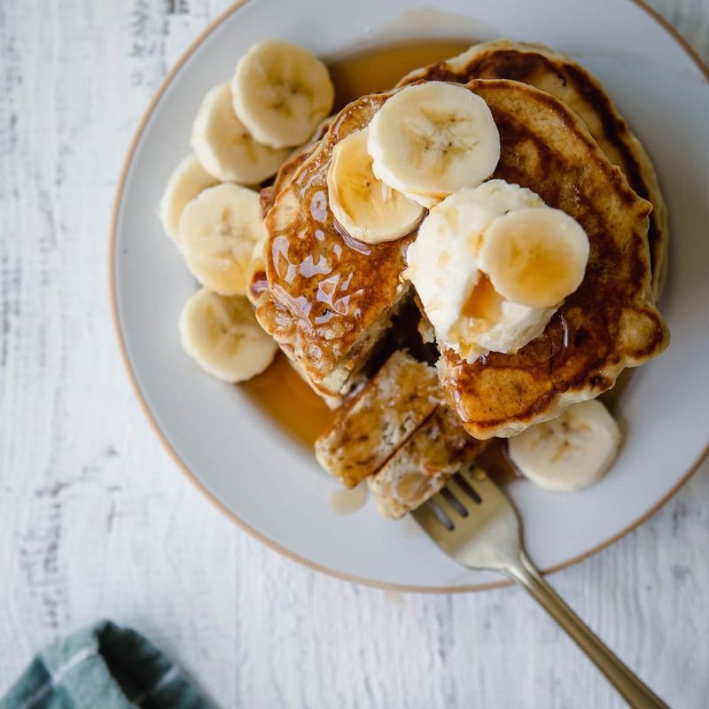 Peanut Butter Banana Pancakes