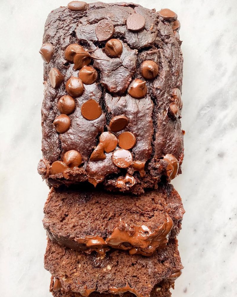Peanut Butter Chocolate Banana Bread