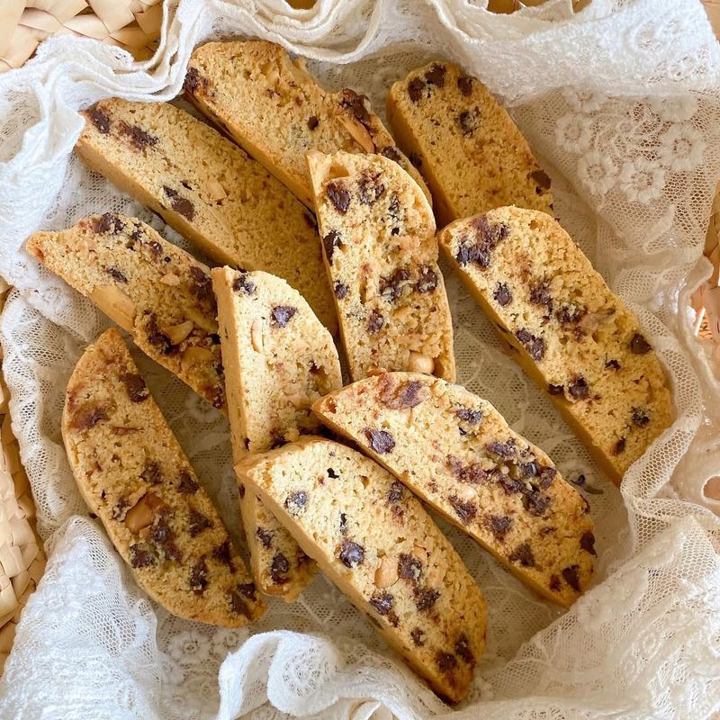Peanut Butter Chocolate Biscotti