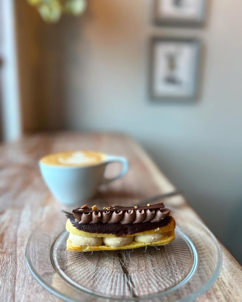 Peanut Butter Chocolate Eclairs