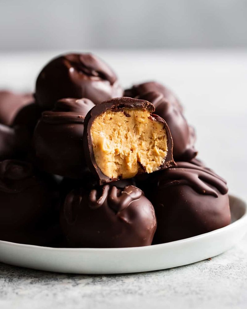 Peanut Butter Chocolate Truffles