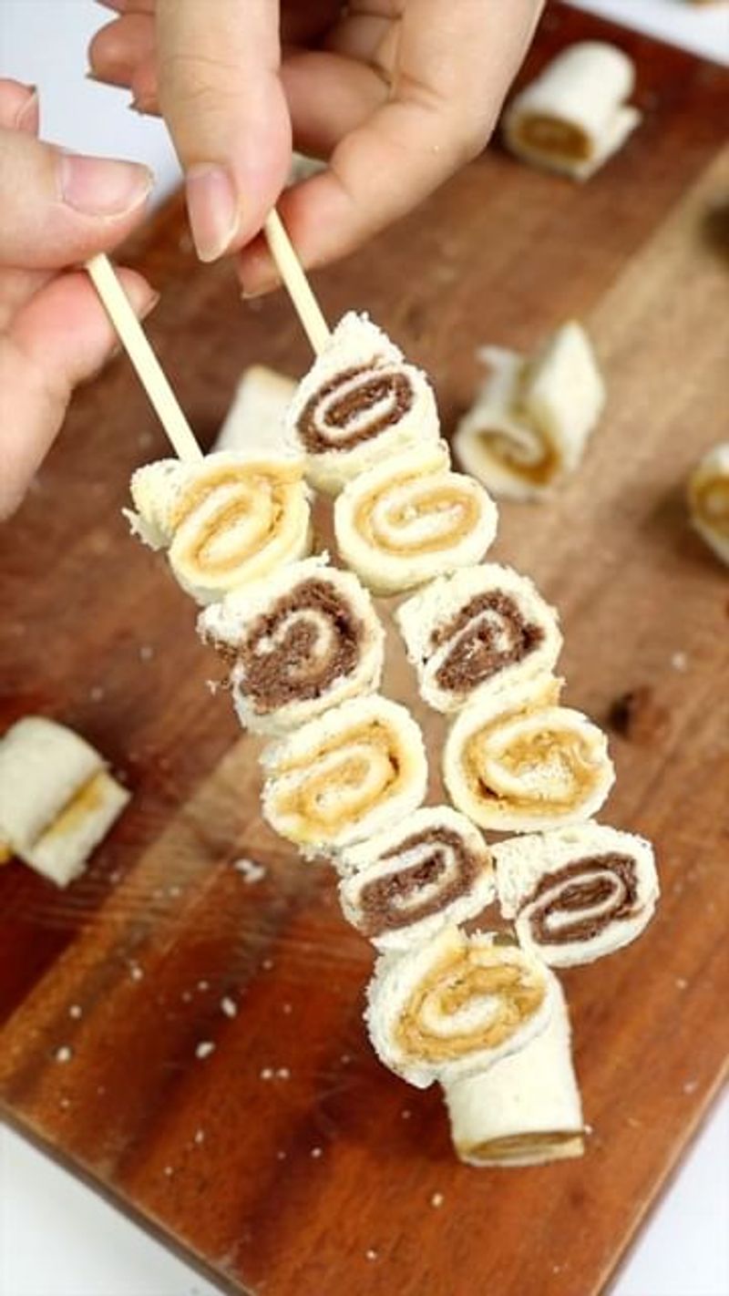 Peanut Butter and Jelly Sushi